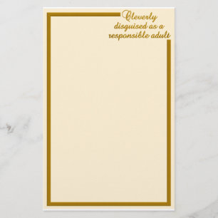 Cleverly Disguised stationary, customisable Stationery
