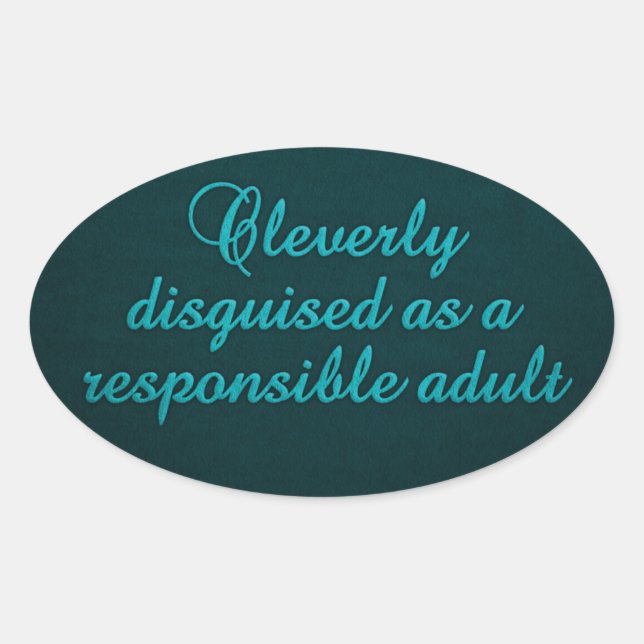 Cleverly Disguised stickers (Front)