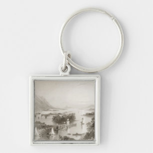 Clew Bay seen from Westport, County Mayo Key Ring