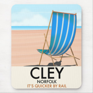 Cley Norfolk vintage travel poster Mouse Pad