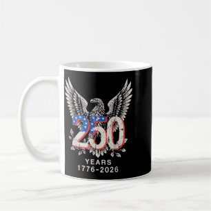 Clic 17762026 July 4 Vintage Eagle - 250 Years Usa Coffee Mug