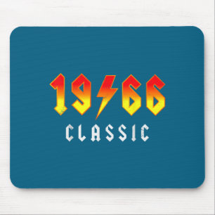 Clic 60 Birthday Decorations Men 60yr 1966 60th Bi Mouse Pad