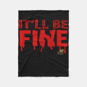 Clic Halloween Horror Movie Scary Tee Fleece Blanket