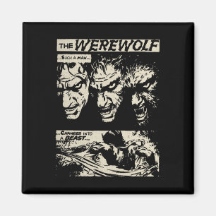 Clic Horror Movie Monster Horror Comic Werewolf Ma Magnet