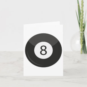 Clic Magic 8 Eight Ll Billiards Pool Player Adult  Card