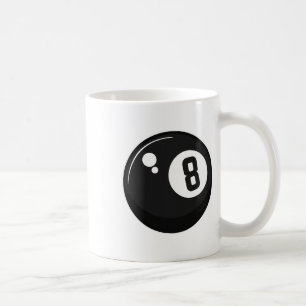 Clic Magic 8 Eight Ll Billiards Pool Player Adult Coffee Mug