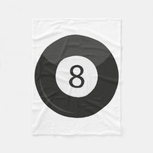 Clic Magic 8 Eight Ll Billiards Pool Player Adult  Fleece Blanket