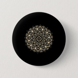 Clic Mandala Style 86 47 Subtle Anti Trump Resist  6 Cm Round Badge
