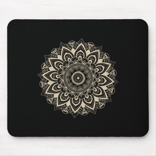 Clic Mandala Style 86 47 Subtle Anti Trump Resist  Mouse Pad (Front)