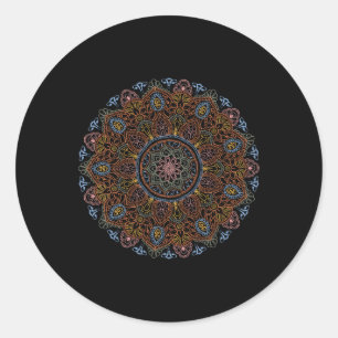 Clic Mandala Style 86 47 Subtle Trump Resist 8647 Classic Round Sticker