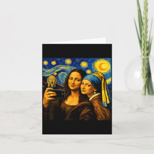 Clic Masterpiece Selfie Paint The Stars Art Card