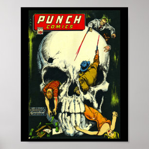 Clic Monster Poster Horror Comic Book