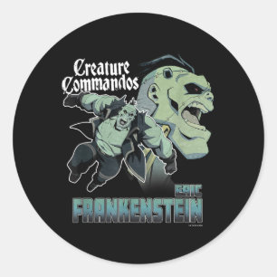Clic Monster Showcase Design Classic Round Sticker