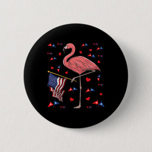 Clic Old Pickup Truck American Flag 4th Of July Pa 6 Cm Round Badge
