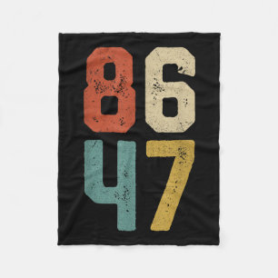 Clic Retro Vintage 80s Style 86 47 Fleece Blanket