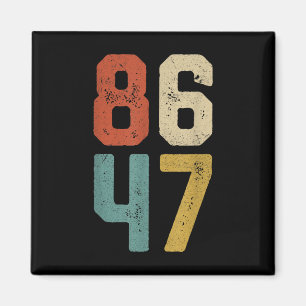 Clic Retro Vintage 80s Style 86 47 Magnet