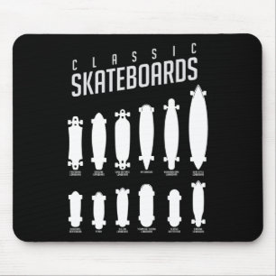 Clic Skateboards Lineup Mouse Pad