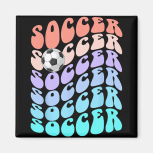 Clic Soccer Just Girl Who Loves Pink Score Game Go Magnet