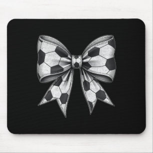 Clic Soccer Ll Bow Shirt Mono Footll Game Spirit Mouse Pad