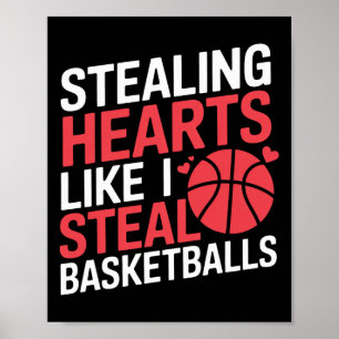 Clic Stealing Hearts Steal Sket Kids Valentine Poster