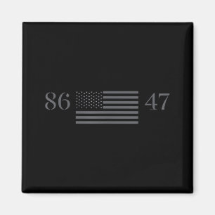 Clic Vintage 80s Style 86 47 Anti Trump 8647 _1  Magnet