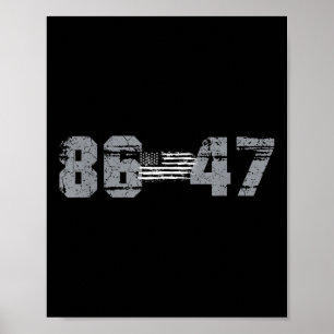 Clic Vintage 80s Style 86 47 Anti Trump 8647 _1 Poster