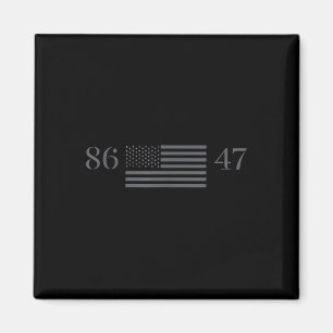Clic Vintage 80s Style 86 47 Anti Trump 8647 Magnet