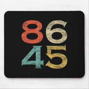 Clic Vintage Style 86 45 Anti Trump Mouse Pad