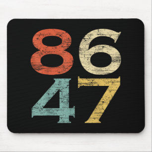 Clic Vintage Style 86 47 Anti Trump Mouse Pad