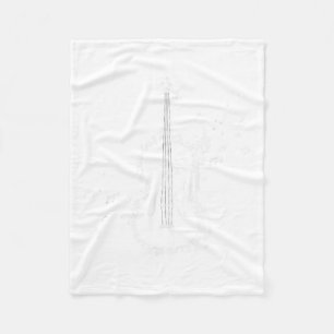 Clical Music Violin Player Gift Orchestra Violin _ Fleece Blanket