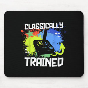 Clically Trained Video Game Retro Gaming Joystick Mouse Pad