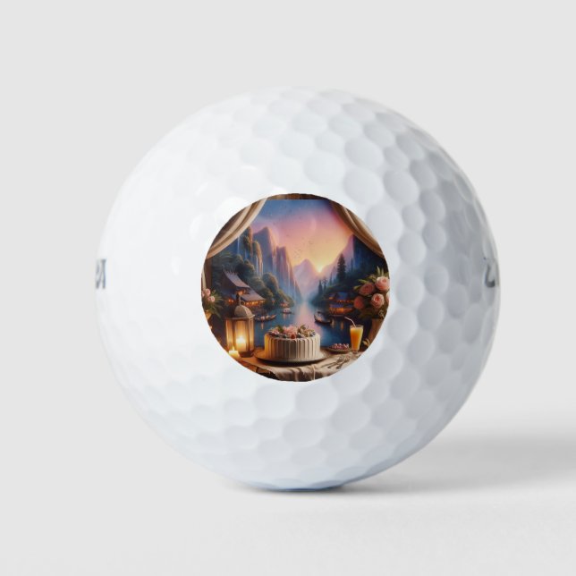 Click Customise it Change to Your Own Golf Balls (Front)