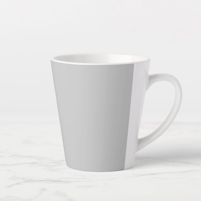 Click Customise it Change to Your Own Latte Mug (Right)