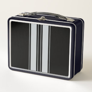 Click Customise to Change Grey to Your Colour Pick Metal Lunch Box