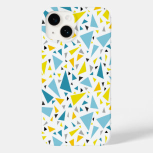Click to favourite design  Yellow and blue triangl Case-Mate iPhone 14 Case