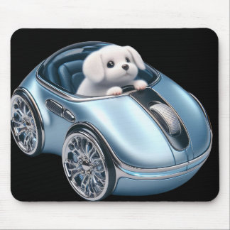 Click & Vroom: Puppy Driver 2. Edition Mouse Pad