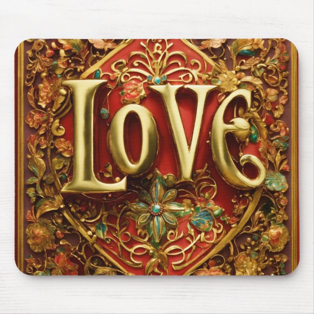 "Click with Confidence: Fashionable Mouse Pads" Pad (Front)