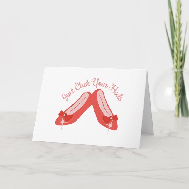 Click Your Heels Card (Front)