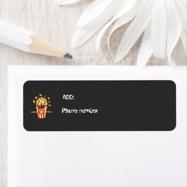 Clicker And Chill Return Address Label (Insitu)
