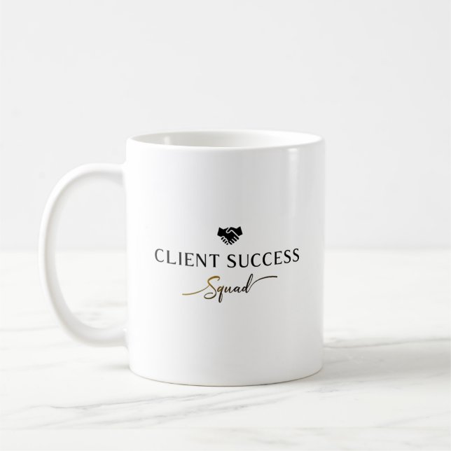 Client Success Squad – Team Coffee  Coffee Mug (Left)