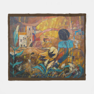 Cliff Dwellers Fleece Blanket