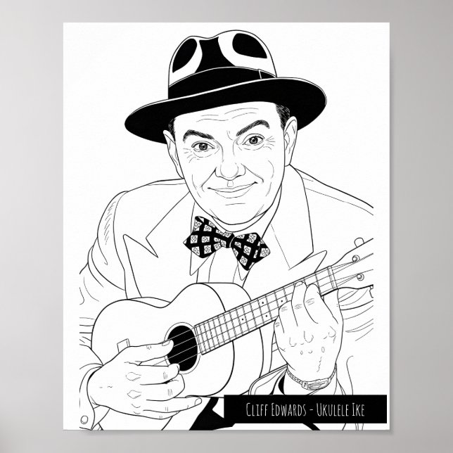 Cliff Edwards - Ukulele Ike Poster (Front)