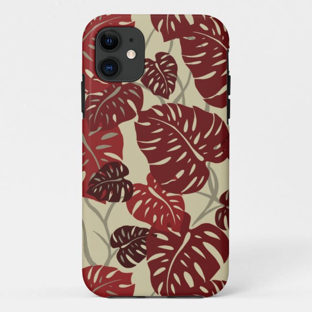Cliff Hanger Hawaiian Leaf  iPhone 5 Case (Back)
