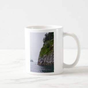 Cliff In Kenai Painterly Coffee Mug