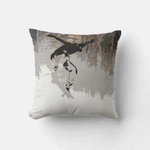 Cliff Jumping- Skateboarder Cushion