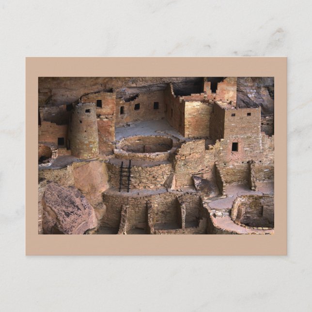 Cliff Palace, Mesa Verde National Park, Colorado Postcard (Front)