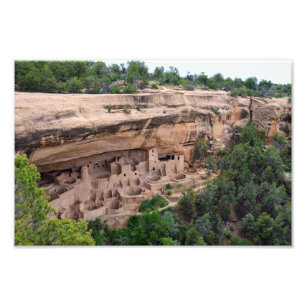 Cliff Palace Panorama, Mesa Verde, Colorado, 12x8 Photo Print