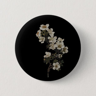 Cliff Rose 6 Cm Round Badge
