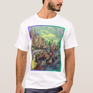 Cliff-Side Scene T-Shirt
