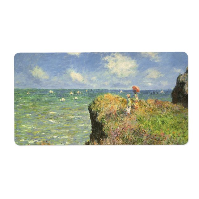 Cliff Walk at Pourville by Claude Monet (Front)